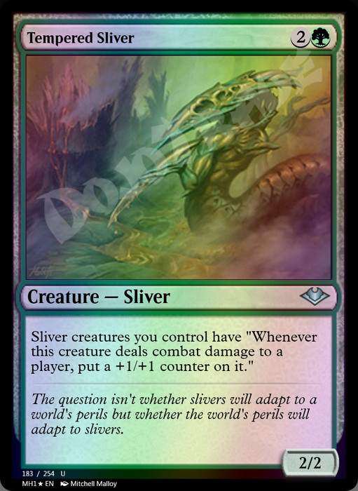 Tempered Sliver FOIL