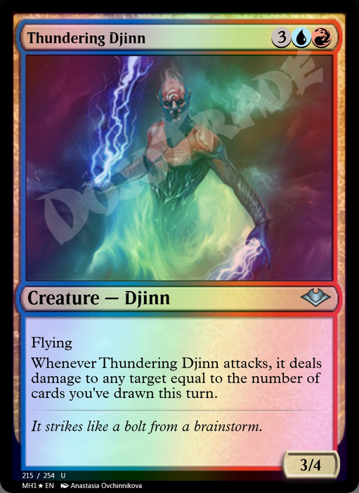 Thundering Djinn FOIL