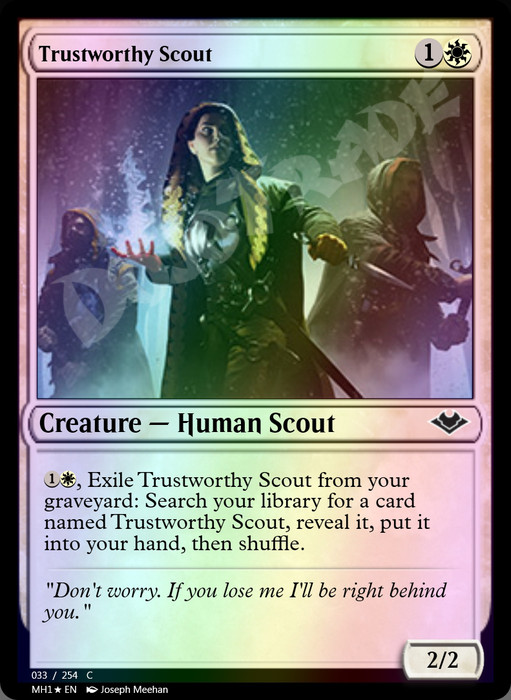 Trustworthy Scout FOIL