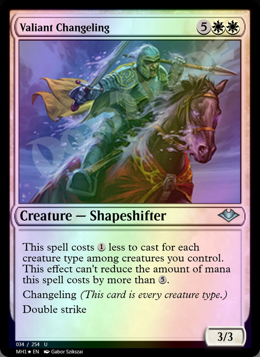 Valiant Changeling FOIL