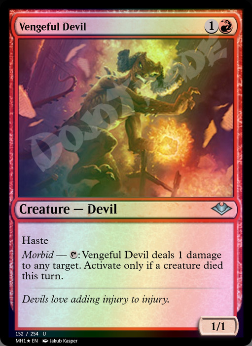 Vengeful Devil FOIL