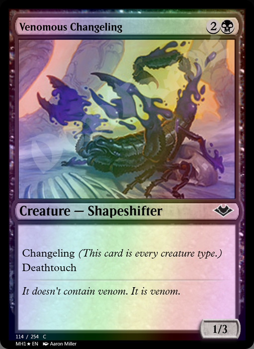 Venomous Changeling FOIL