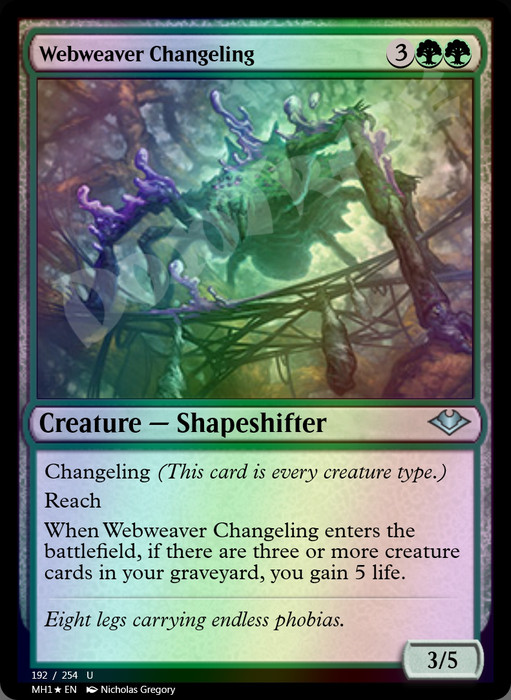 Webweaver Changeling FOIL