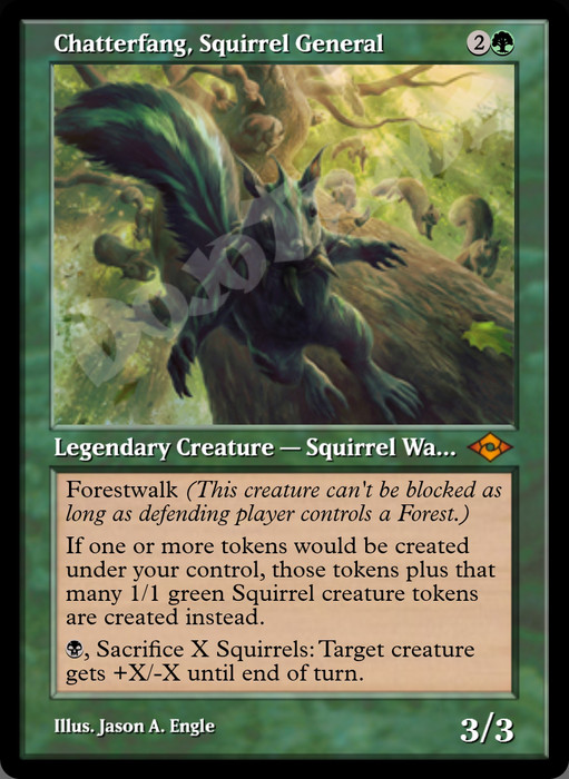 Chatterfang, Squirrel General (Retro Frame)