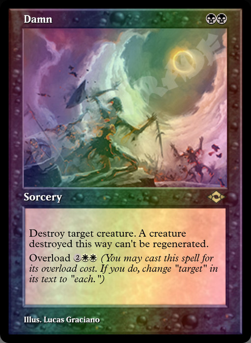 Damn (Retro Frame) FOIL