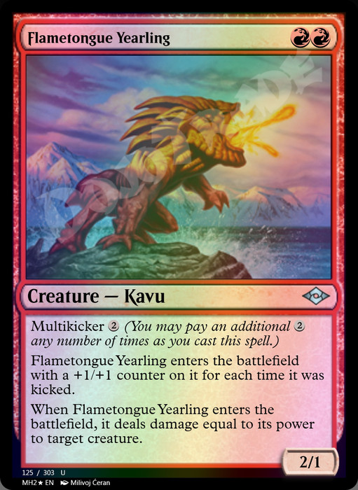 Flametongue Yearling FOIL