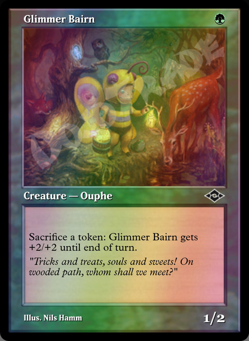 Glimmer Bairn (Retro Frame) FOIL