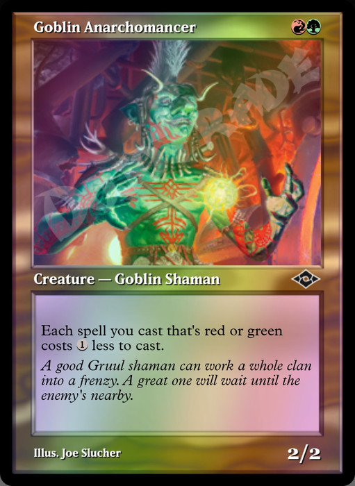 Goblin Anarchomancer (Retro Frame) FOIL