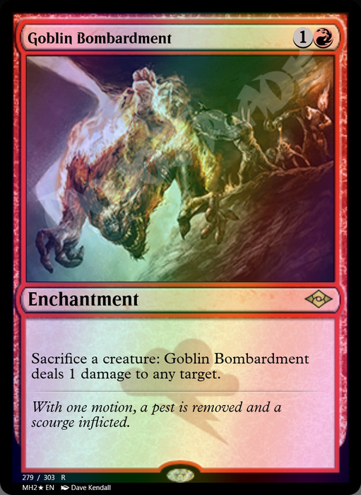 Goblin Bombardment FOIL