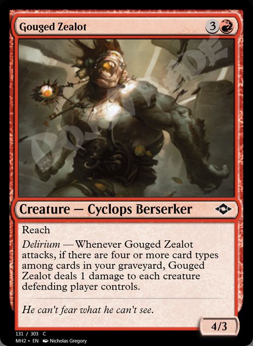 Gouged Zealot