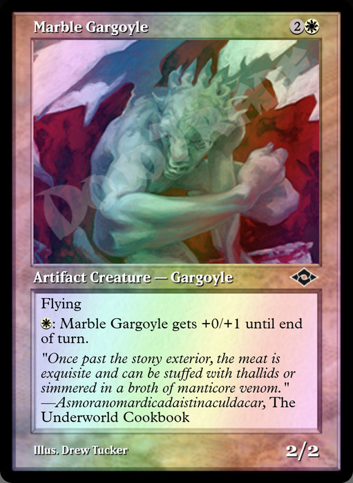 Marble Gargoyle (Retro Frame) FOIL