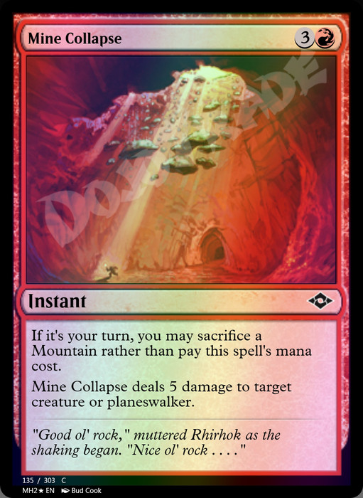 Mine Collapse FOIL