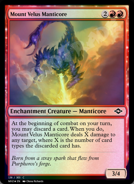 Mount Velus Manticore FOIL