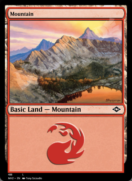 Mountain (Retro Frame)