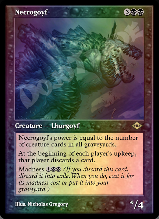 Necrogoyf (Retro Frame) FOIL