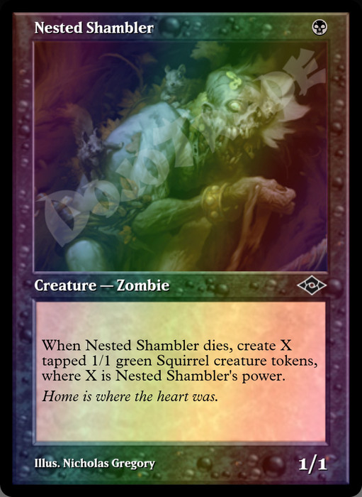 Nested Shambler (Retro Frame) FOIL