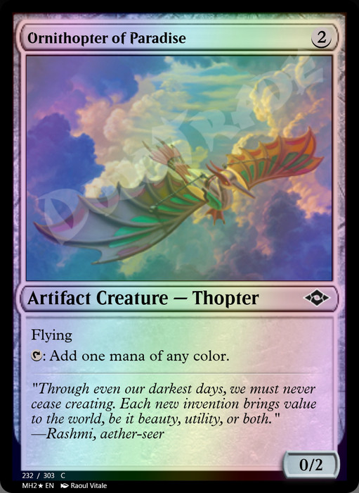 Ornithopter of Paradise FOIL