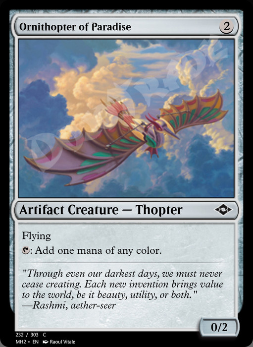 Ornithopter of Paradise