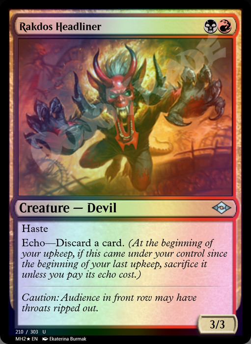 Rakdos Headliner FOIL