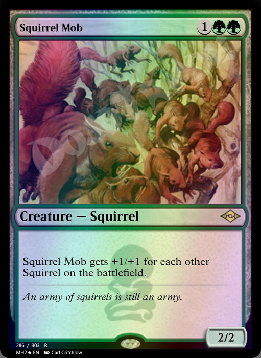 Squirrel Mob FOIL