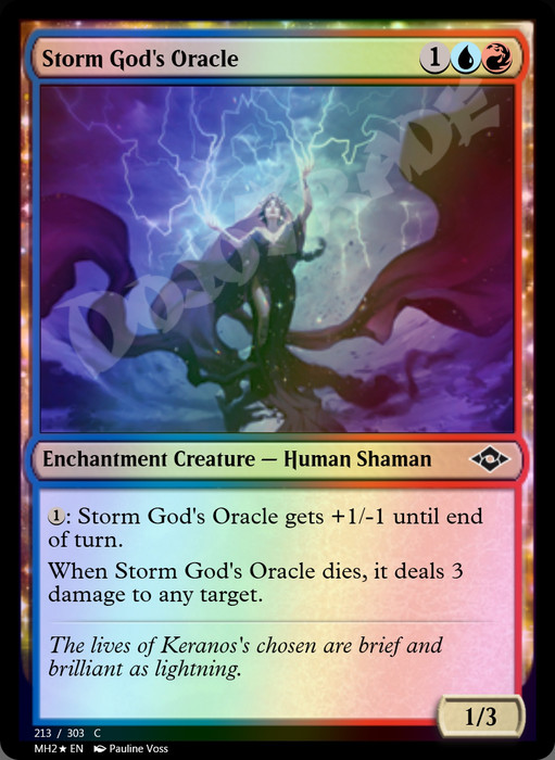 Storm God's Oracle FOIL