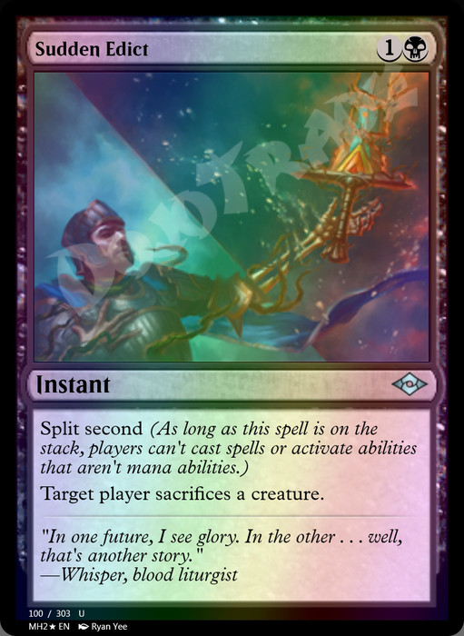 Sudden Edict FOIL