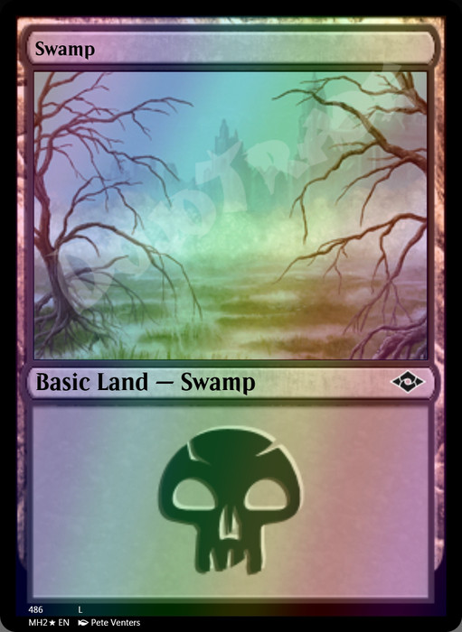 Swamp (Retro Frame) FOIL