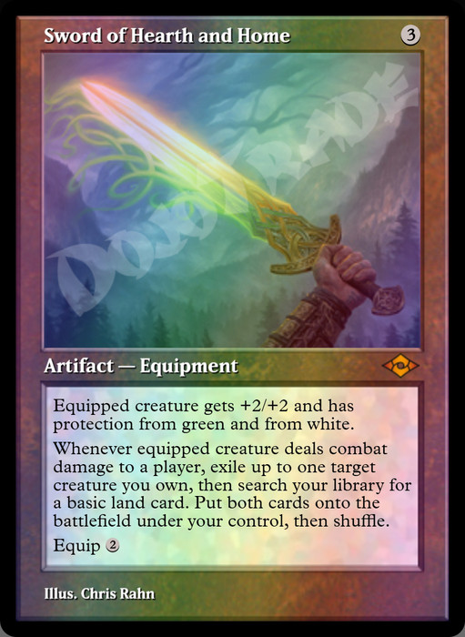 Sword of Hearth and Home (Retro Frame) FOIL