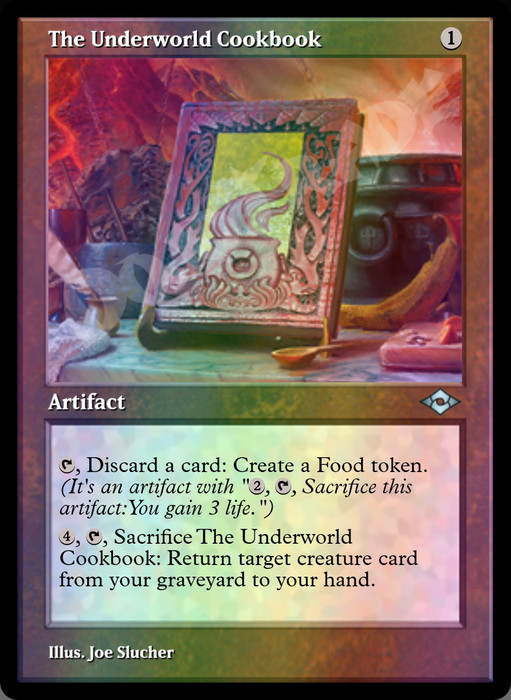 The Underworld Cookbook (Retro Frame) FOIL