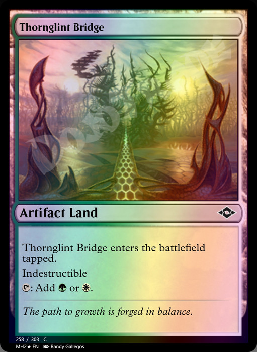 Thornglint Bridge FOIL