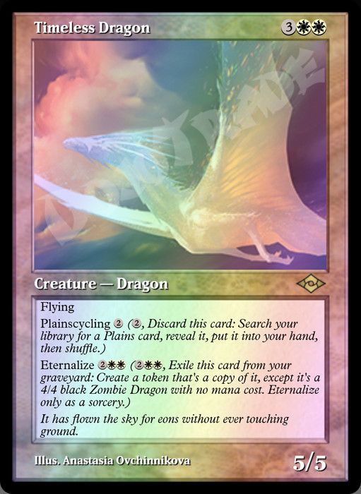 Timeless Dragon (Retro Frame) FOIL