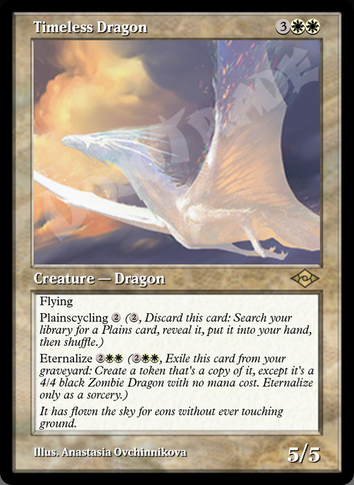 Timeless Dragon (Retro Frame)