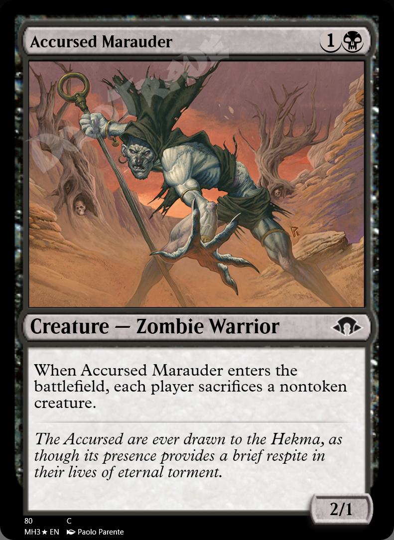 Accursed Marauder FOIL