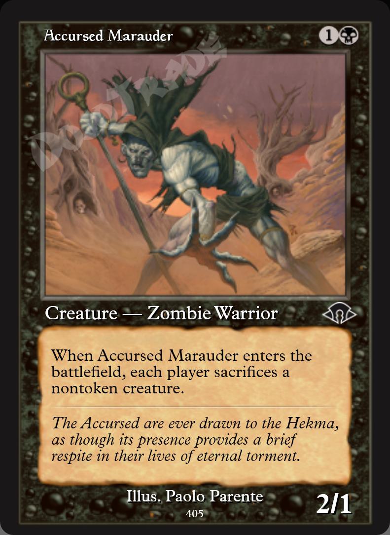 Accursed Marauder (Retro Frame) FOIL