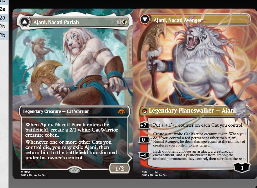 Ajani, Nacatl Pariah (Extended Art) FOIL