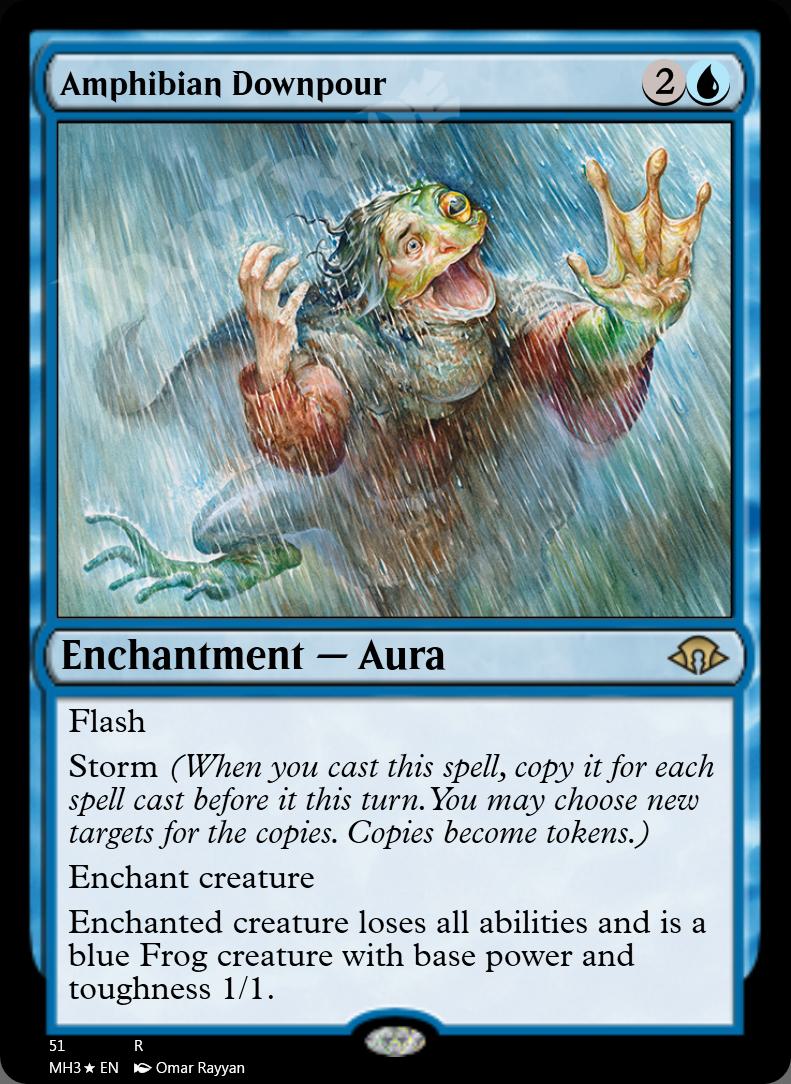 Amphibian Downpour FOIL