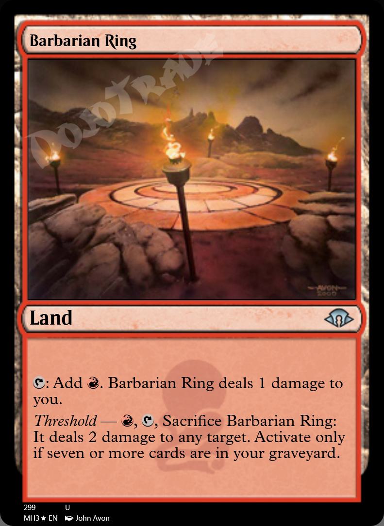 Barbarian Ring FOIL