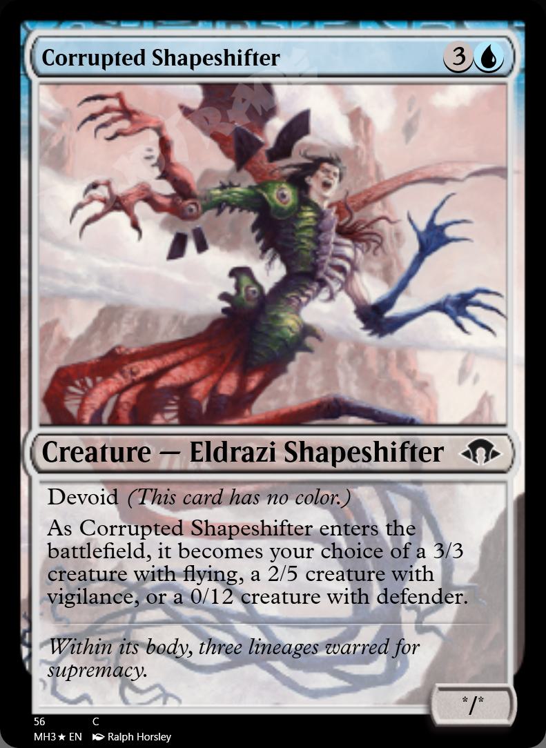 Corrupted Shapeshifter FOIL