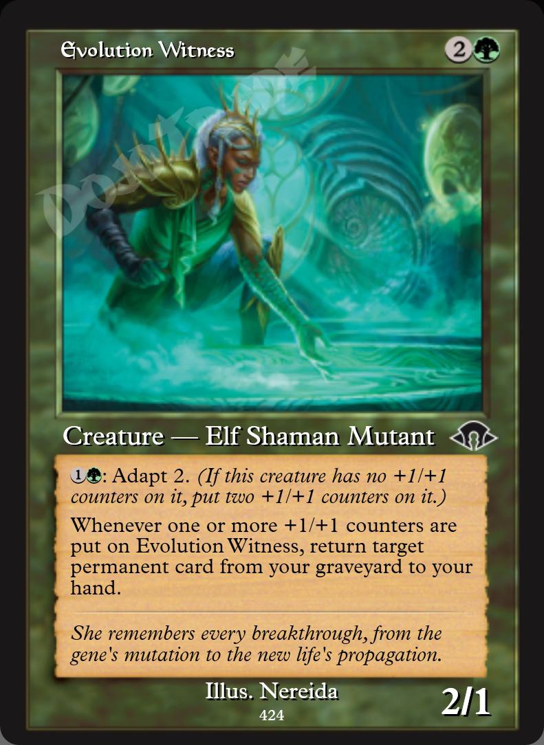 Evolution Witness (Retro Frame) FOIL