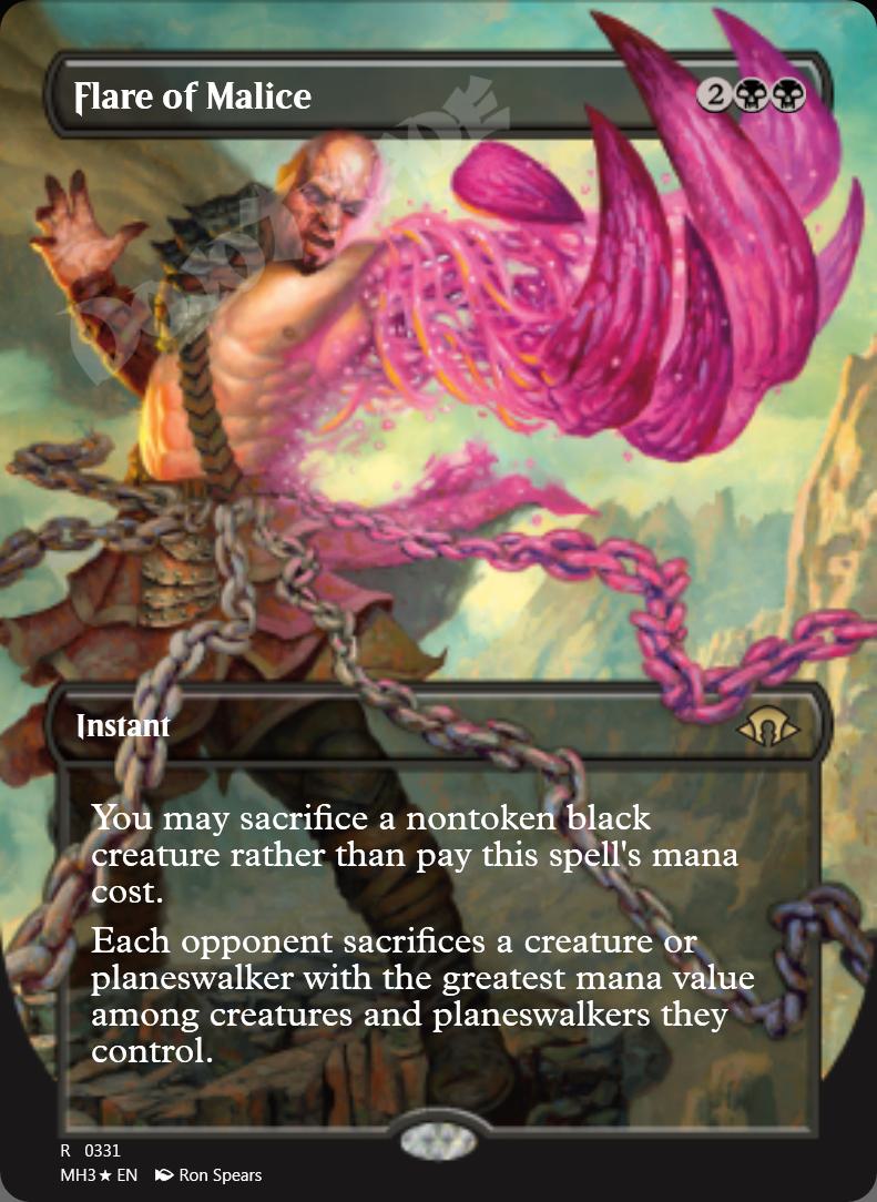 Flare of Malice (Showcase) FOIL