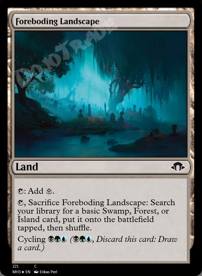 Foreboding Landscape FOIL