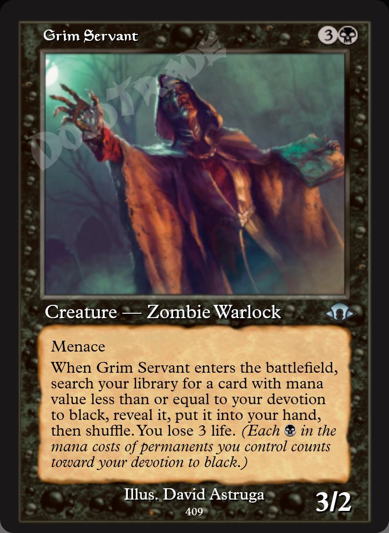 Grim Servant (Retro Frame)