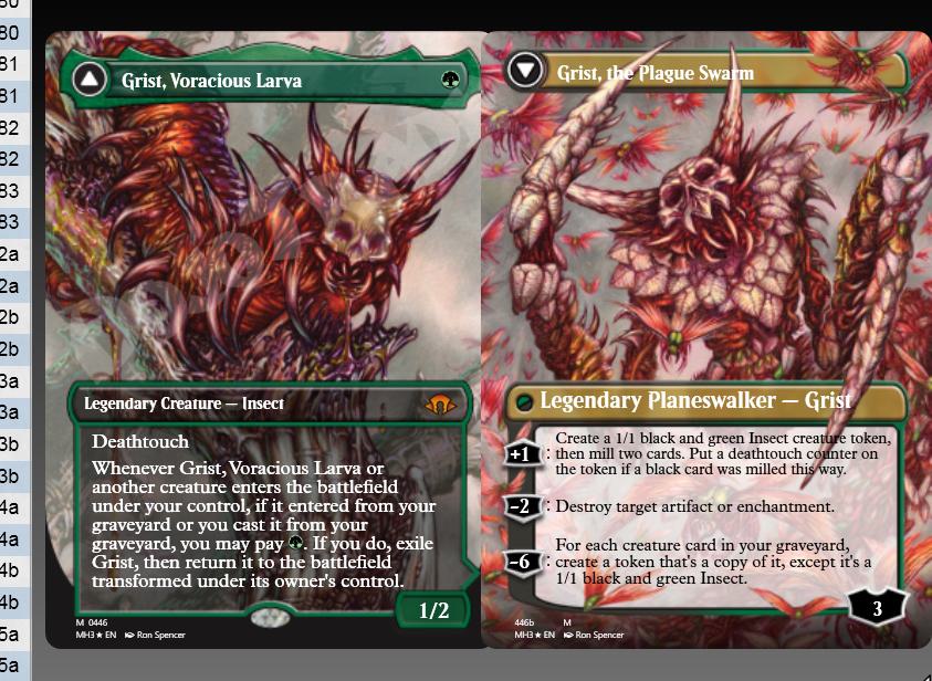 Grist, Voracious Larva (Extended Art) FOIL