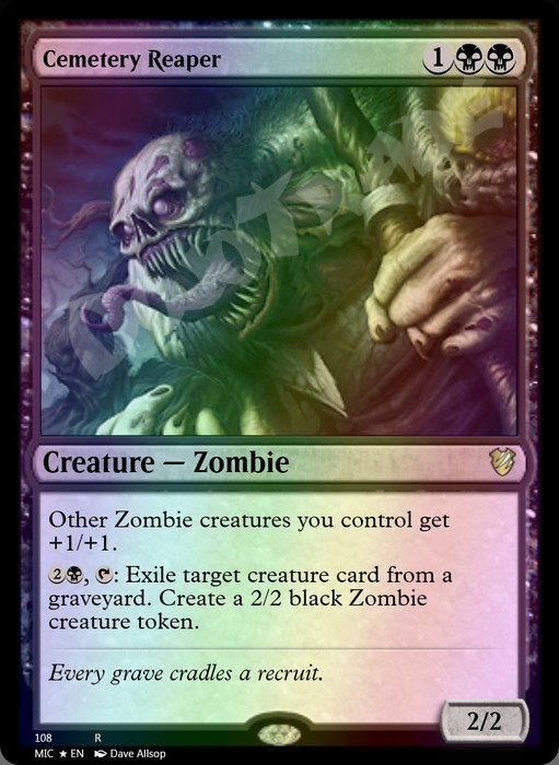 Cemetery Reaper FOIL