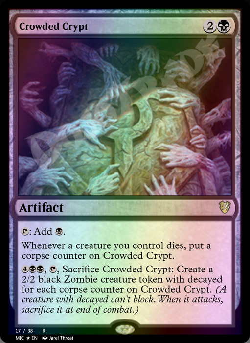 Crowded Crypt FOIL