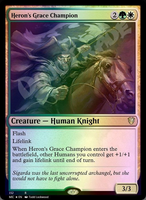 Heron's Grace Champion FOIL