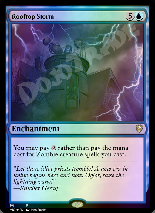 Rooftop Storm FOIL