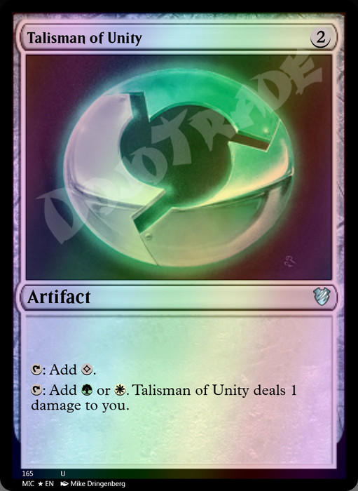 Talisman of Unity FOIL