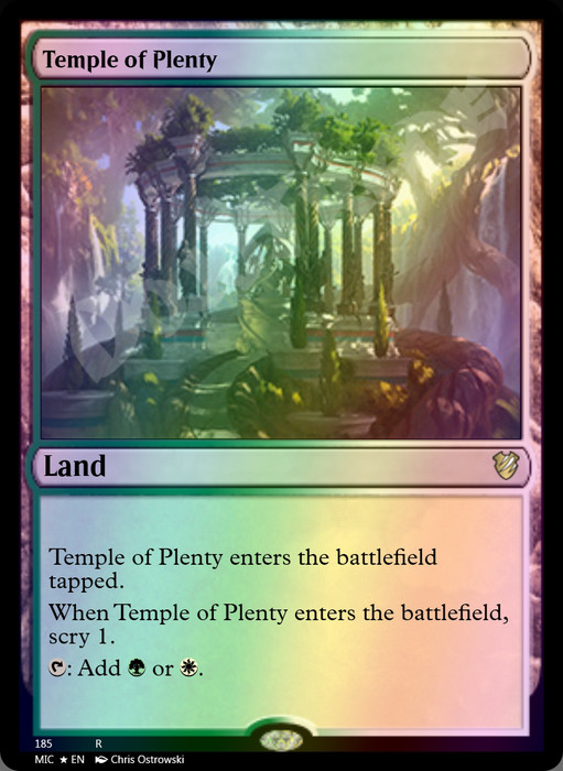 Temple of Plenty FOIL