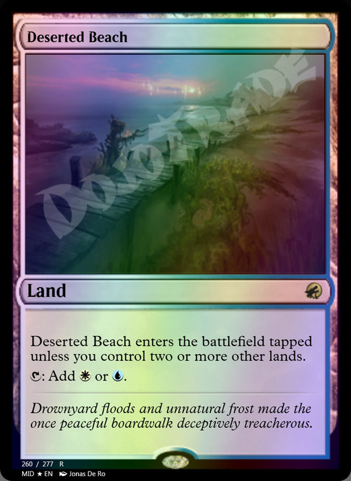 Deserted Beach FOIL